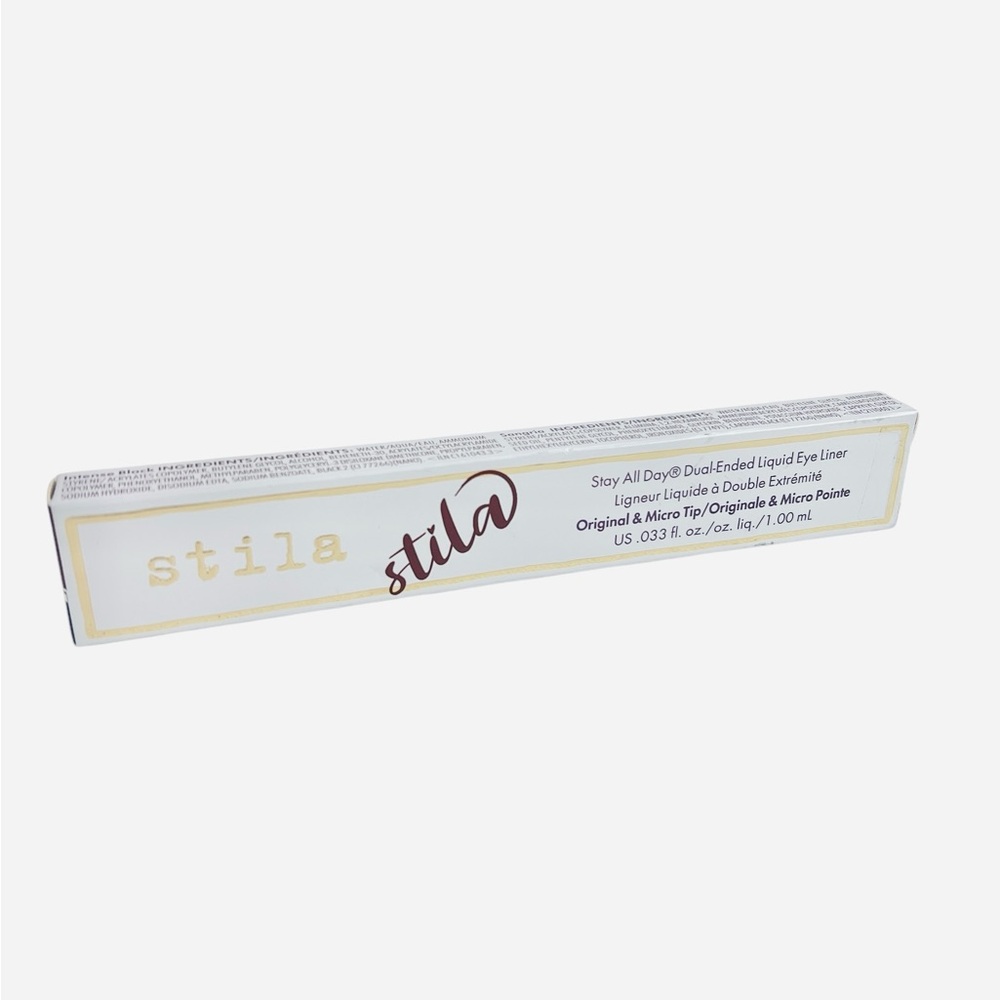 Stila Stay All Day Dual Ended Liquid Eye Liner Sangria/Intense Black - Picture 4 of 9